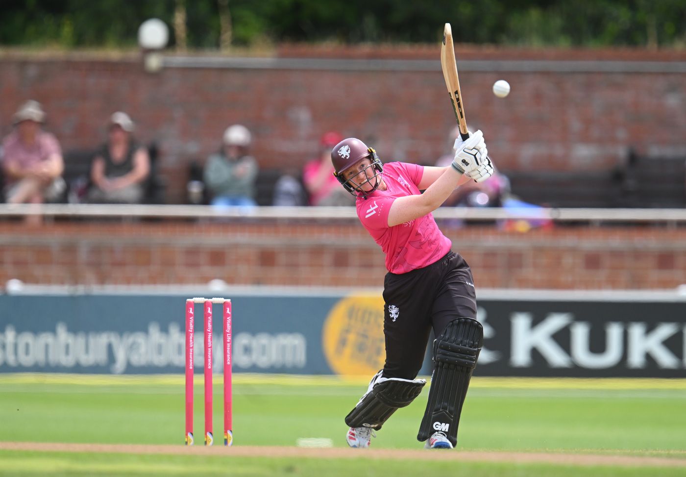 Bex Odgers clubs over wide mid-off