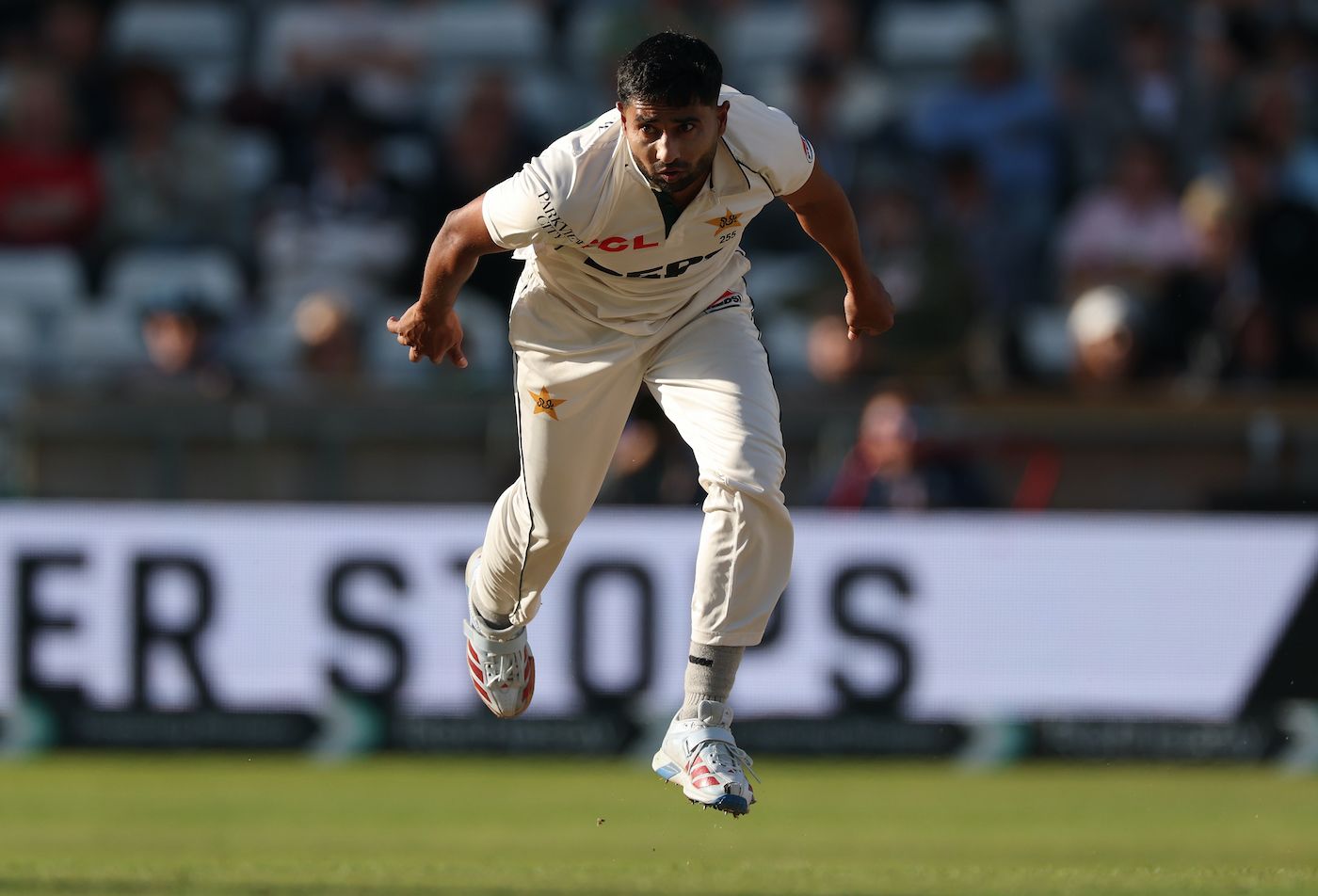Khurram Shahzad was up and down in his opening spell