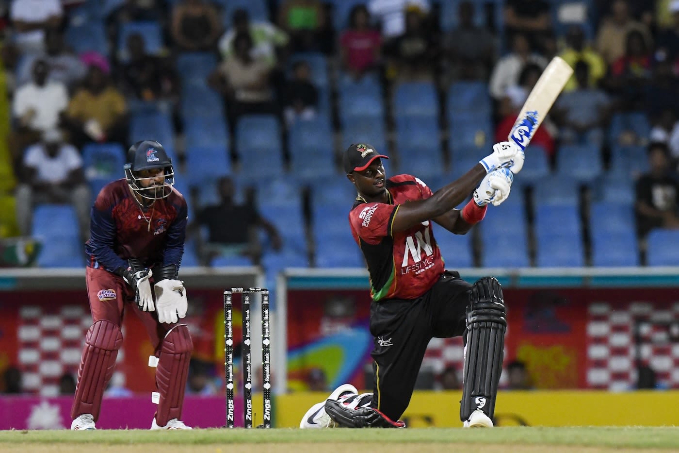 Jason Holder slog sweeps