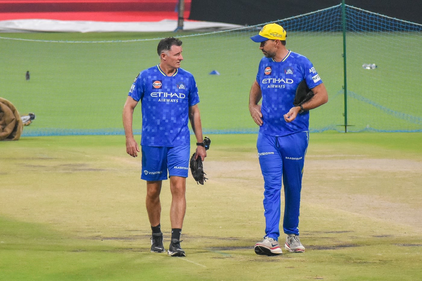 Michael Hussey and Stephen Fleming in a conversation