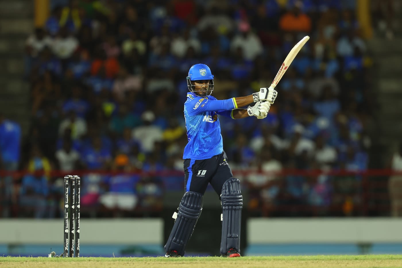 Kamil Pooran saw St Lucia Kings home with an unbeaten fifty