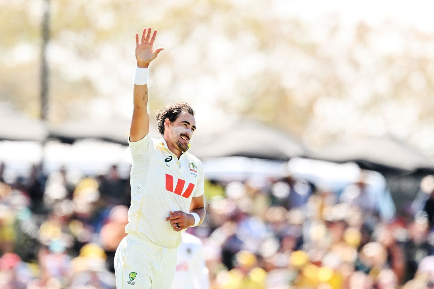 Mitchell Starc was on a hat-trick again
