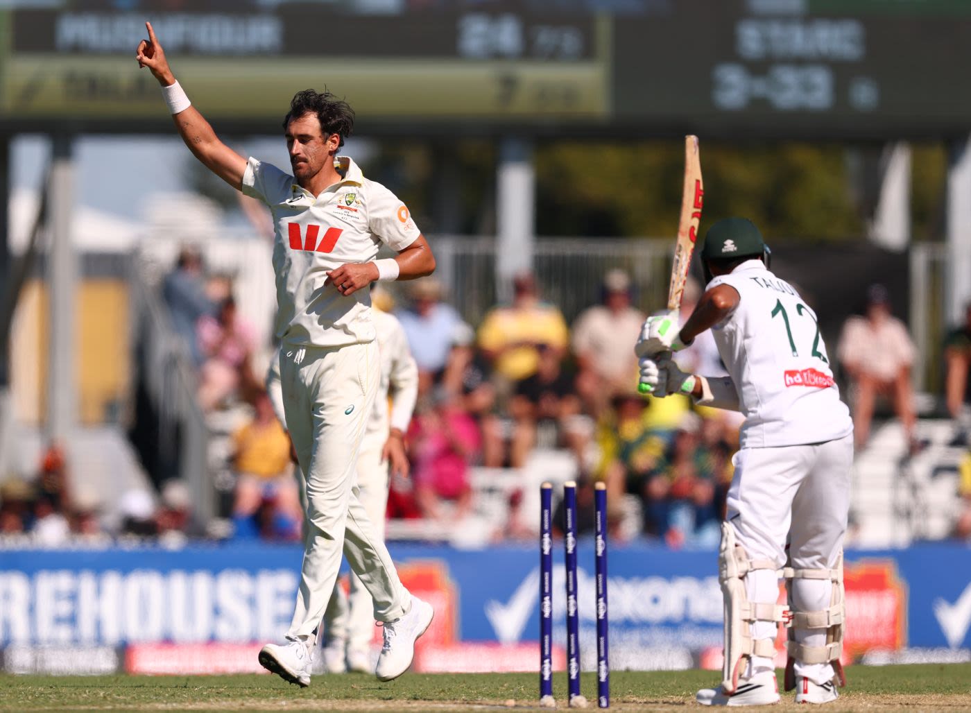Mitchell Starc claimed his 10th wicket of the match