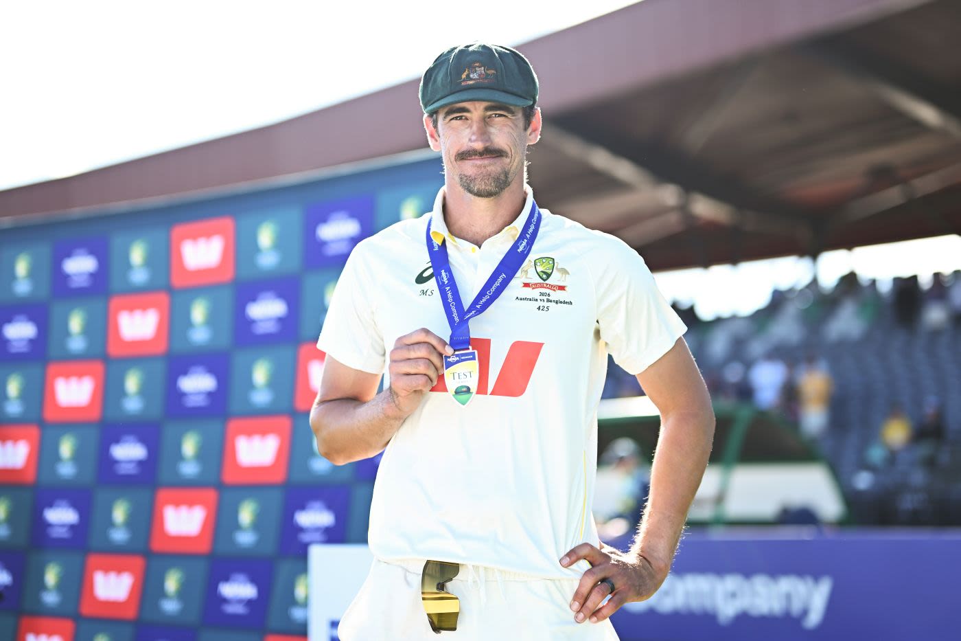 Mitchell Starc was named player of the match and the series