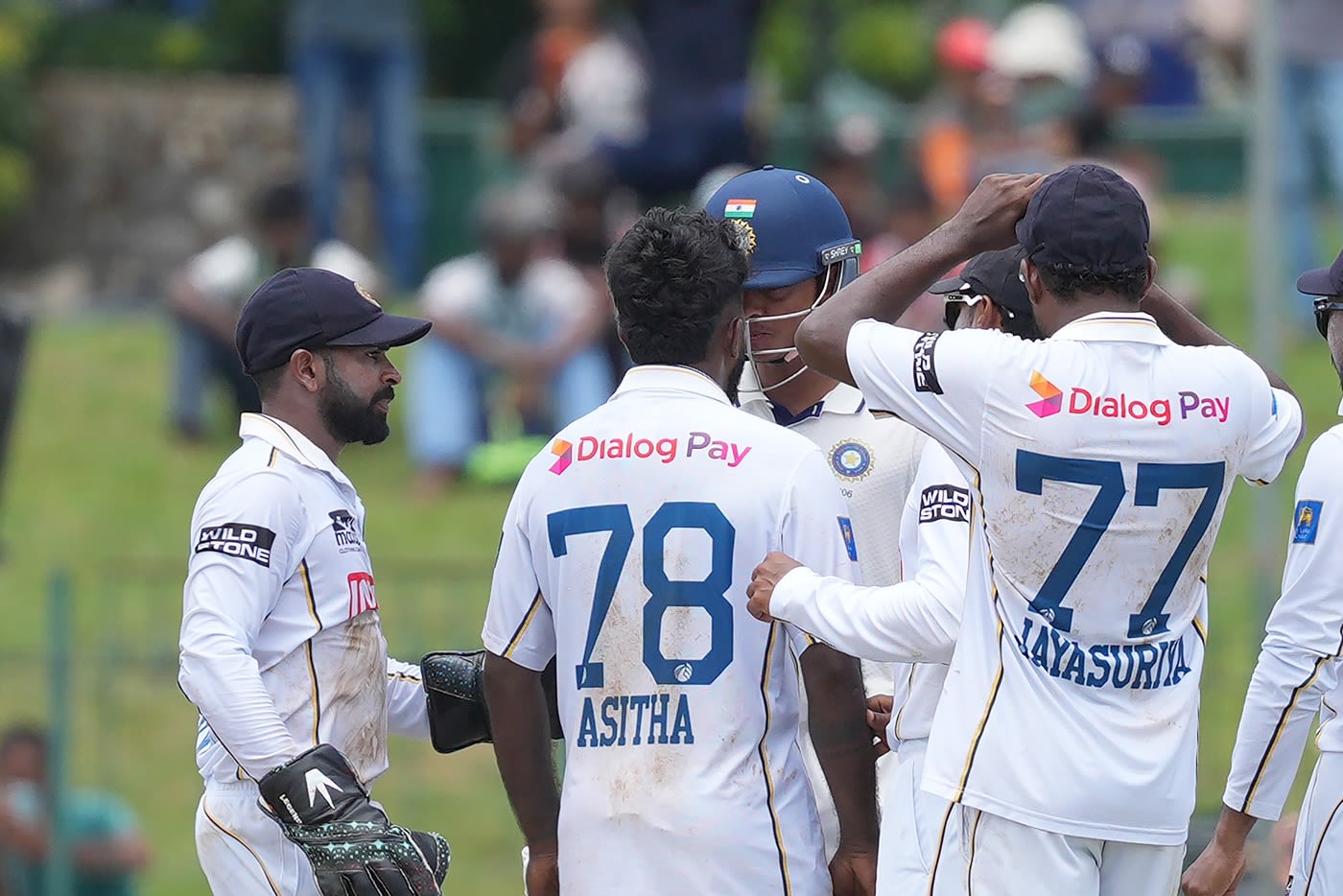 Yashasvi Jaiswal had a confrontation with Asitha Fernando after the bowler gave him a send-off