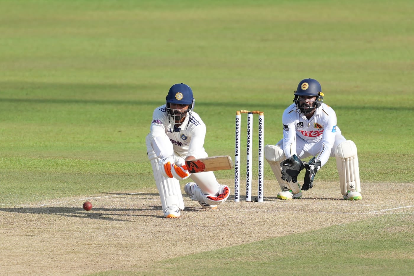 Ravindra Jadeja batted at No. 6 and scored 43