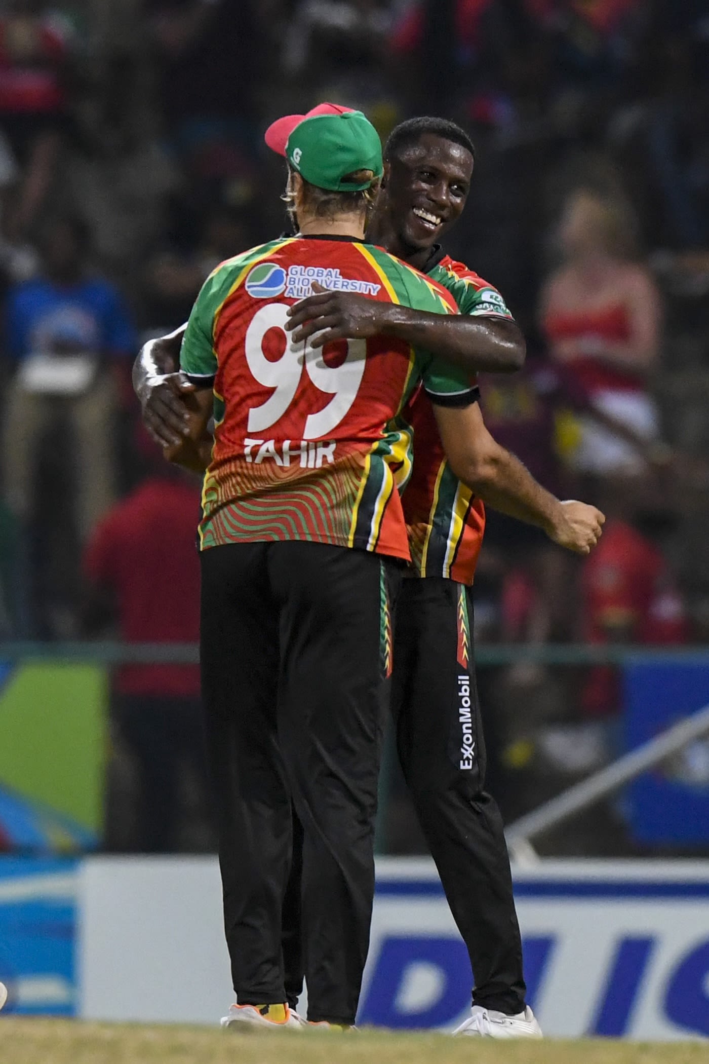 Shamar Joseph and Imran Tahir picked up five wickets between them