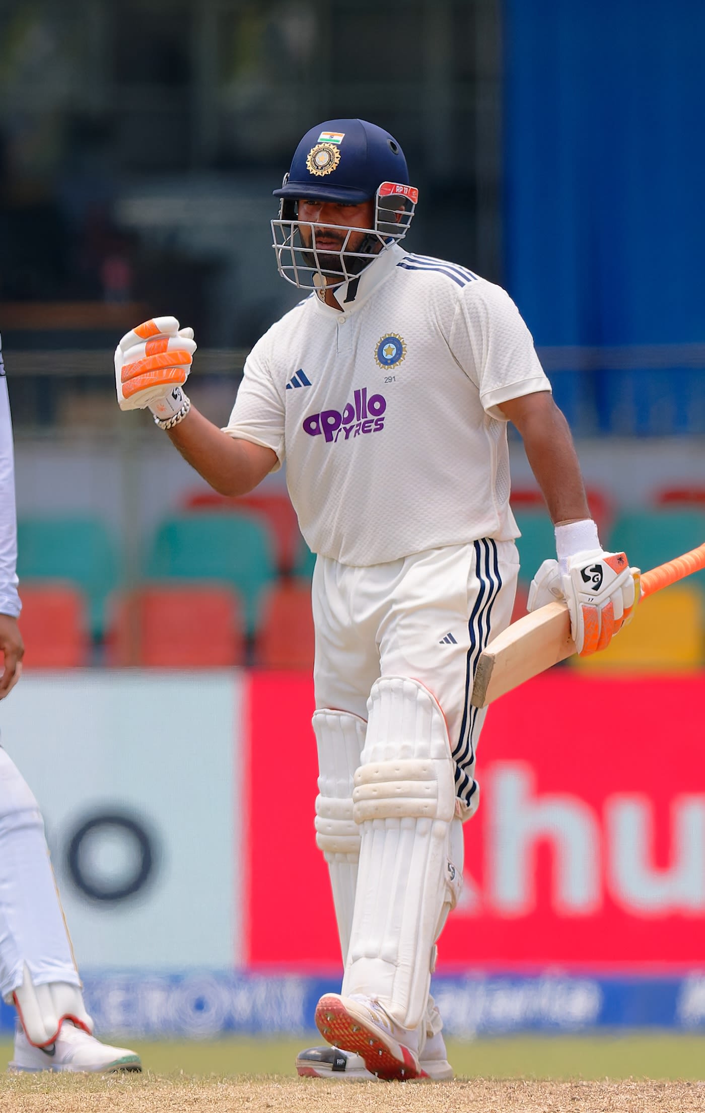 Rishabh Pant brought up a half-century