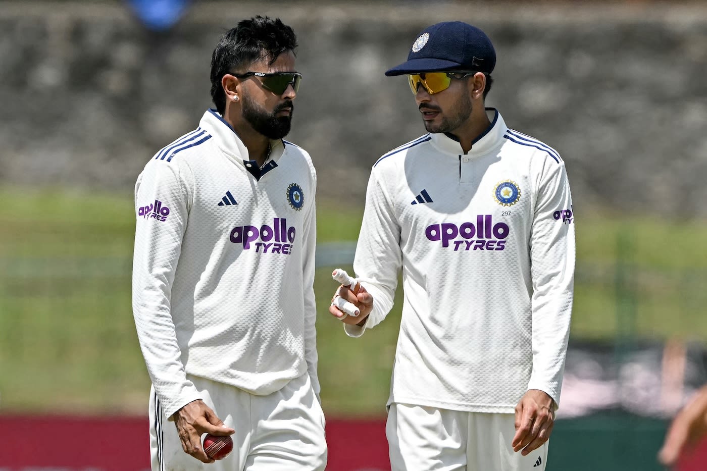Shubman Gill had some advice for the debutant Saransh Jain