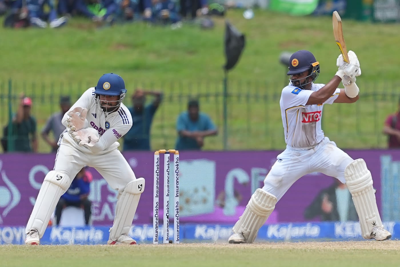 Pasindu Sooriyabandara reaped rewards for playing the ball late