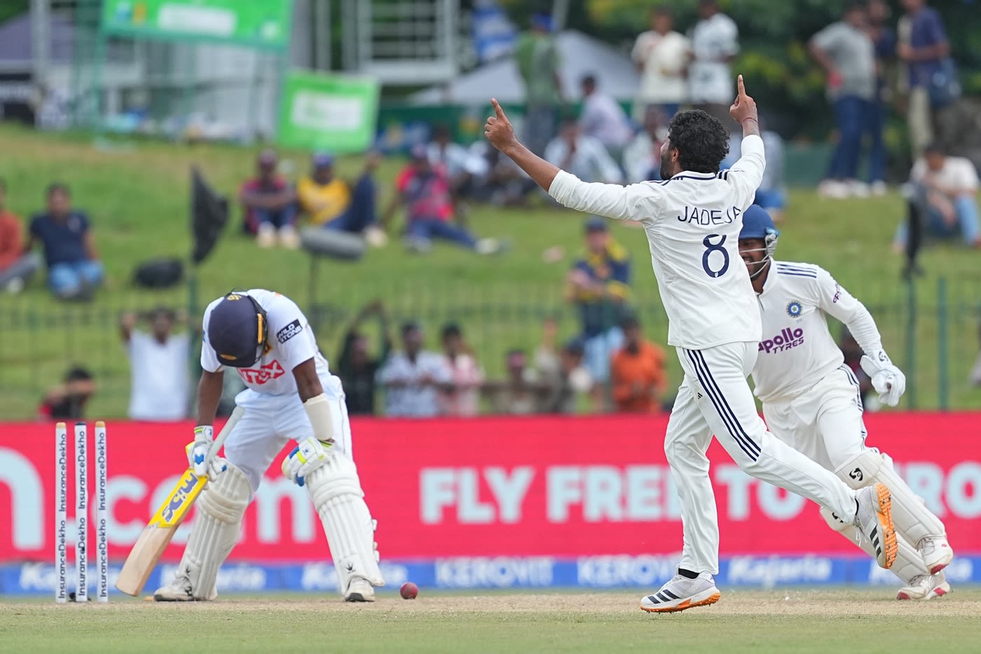 Ravindra Jadeja ended Pasindu Sooriyabandara's vigil