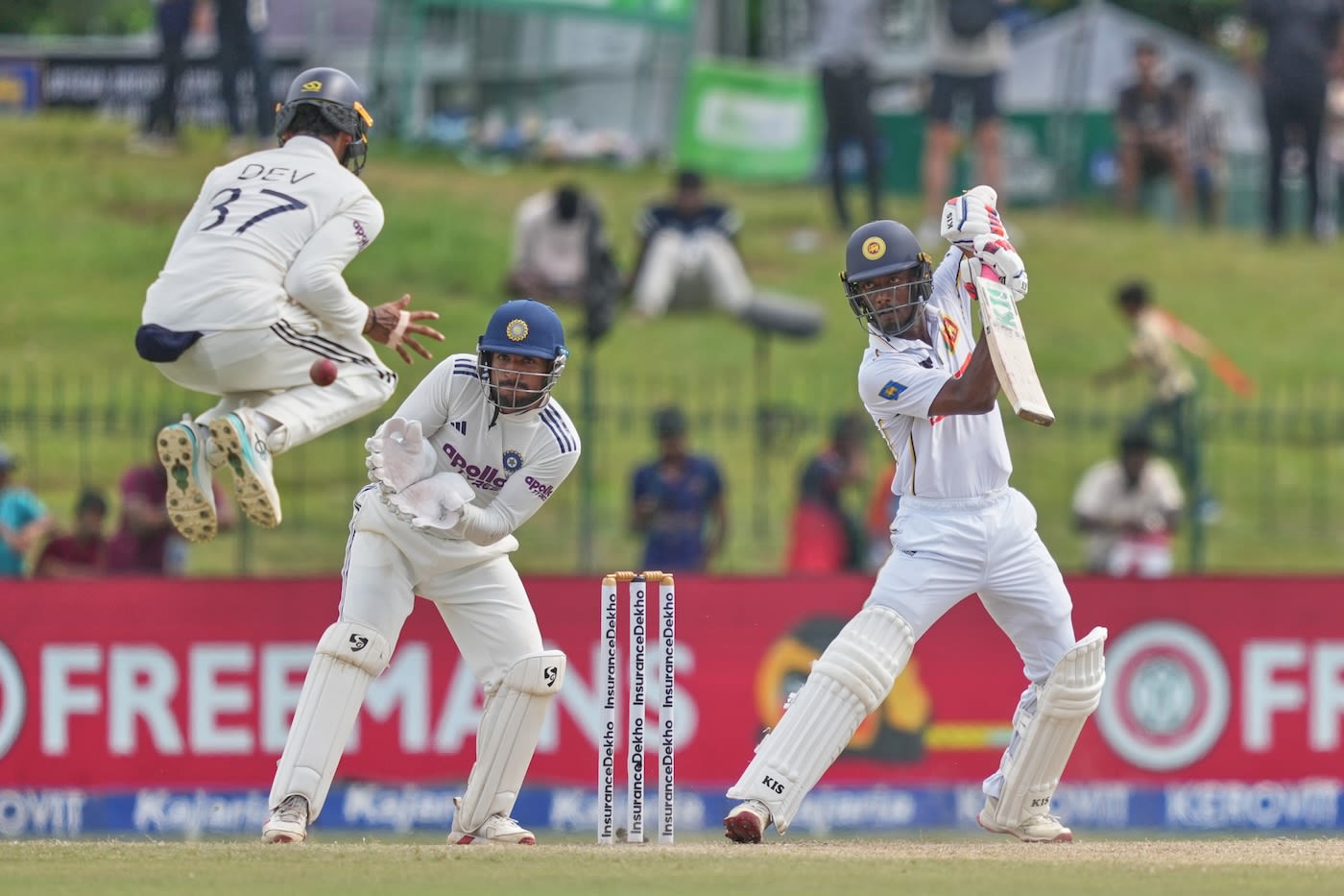 Keshara Nuwantha frustrated India before tea