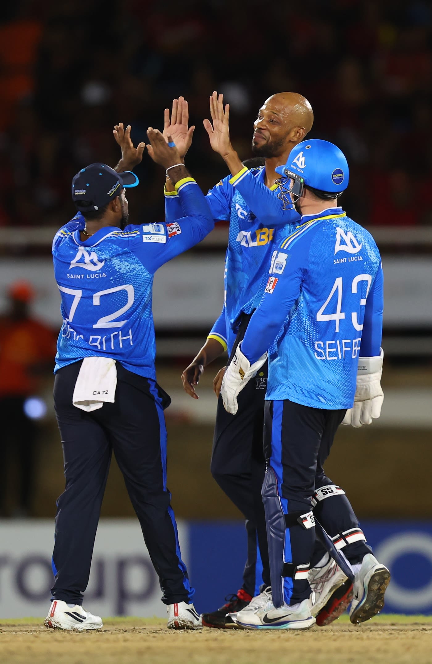Roston Chase picked up three wickets