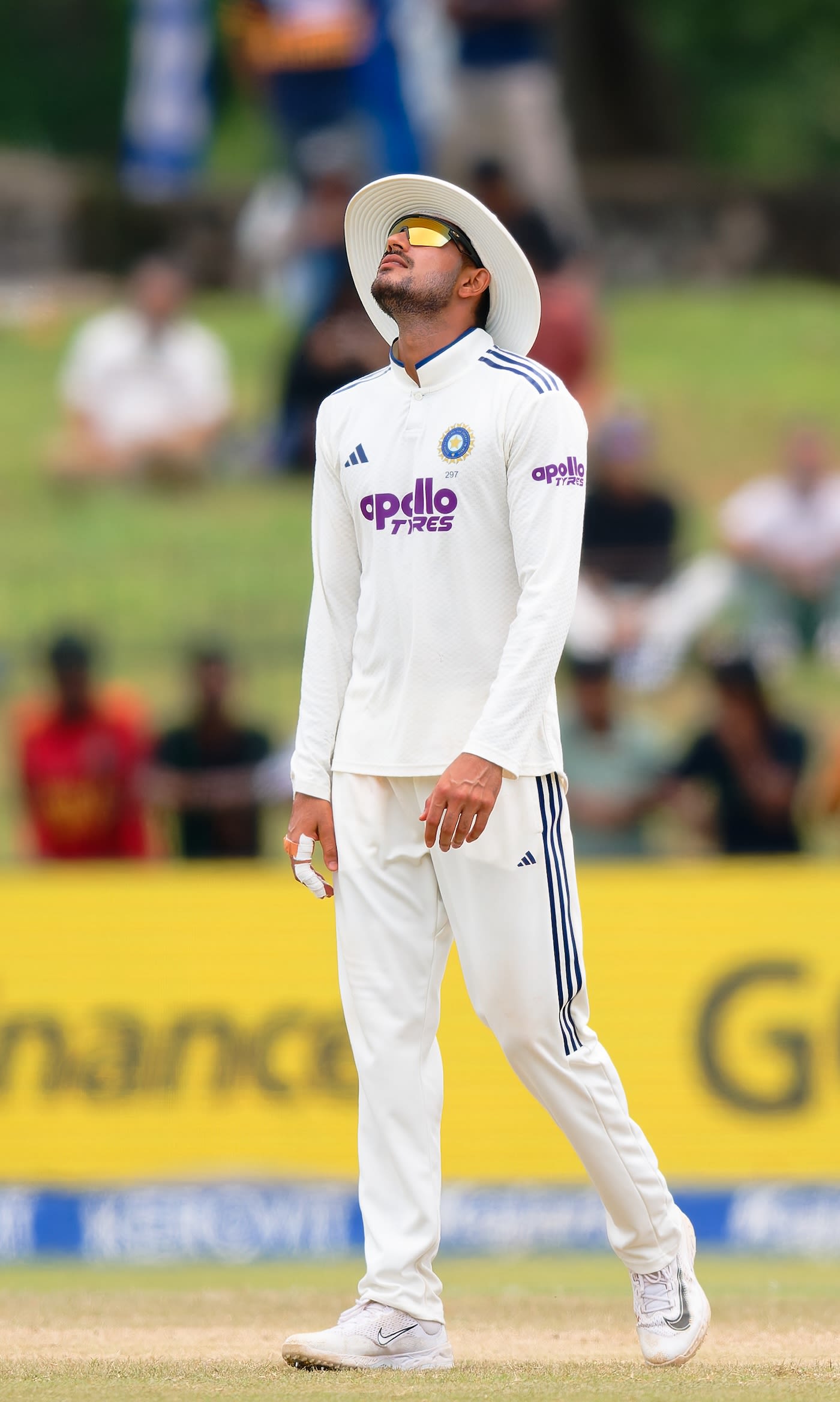 Shubman Gill seems to wonder where the next wicket will come from