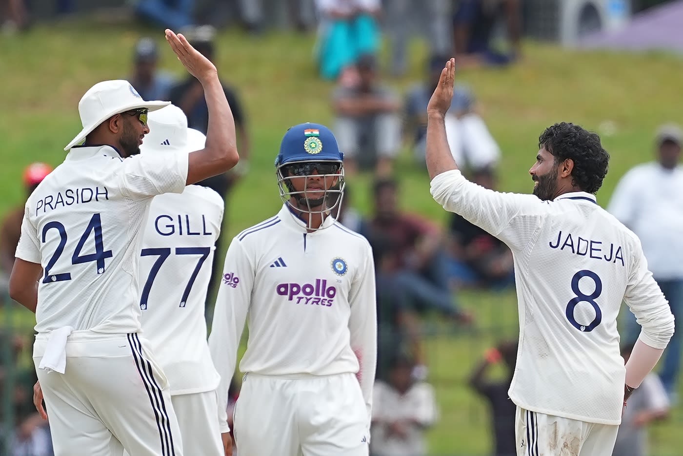 Ravindra Jadeja got the better of Prabath Jayasuriya