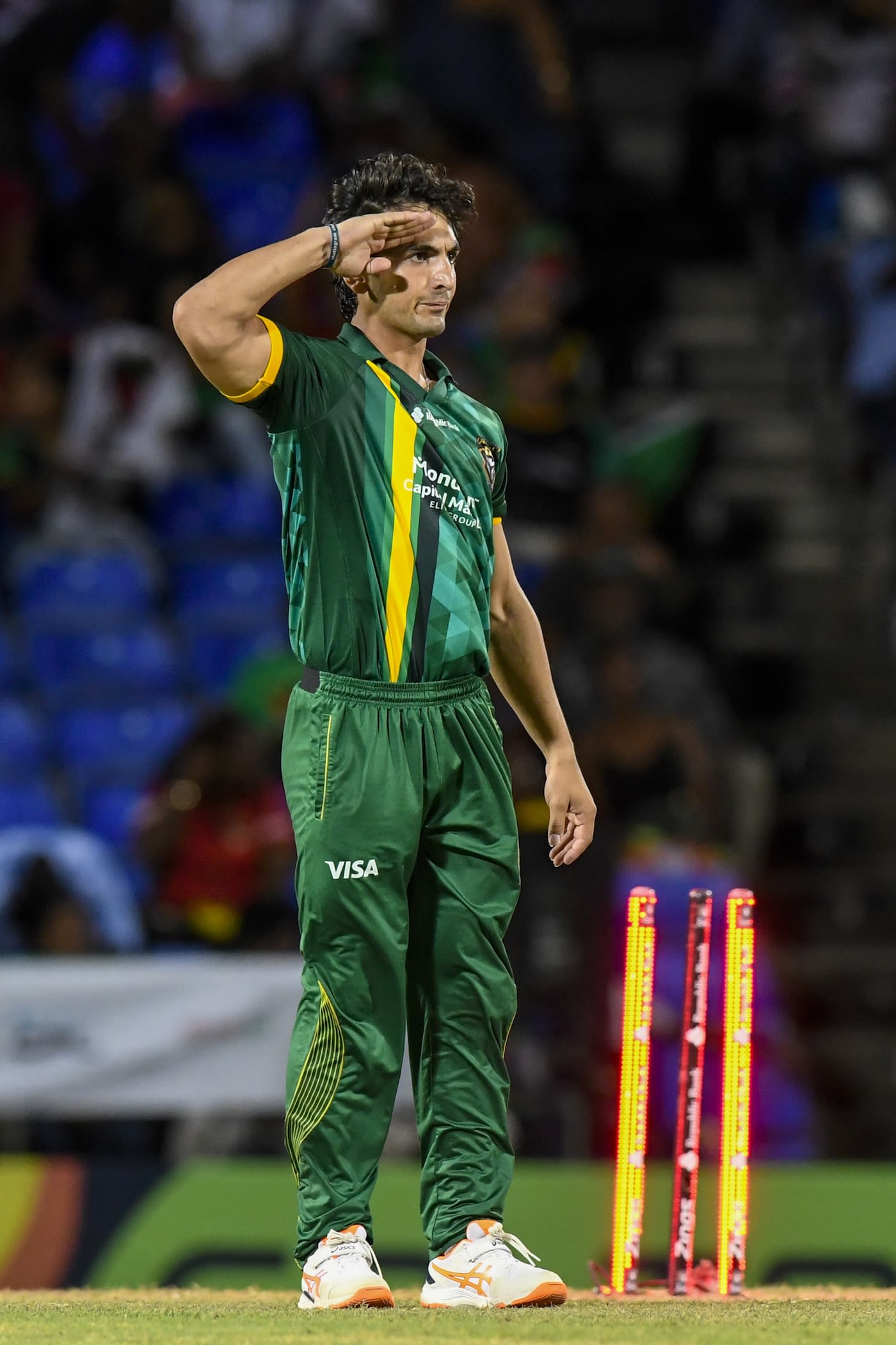 Hunain Shah put on an impressive show
