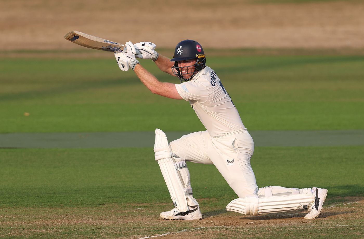 Ben Compton drives on his way to fifty