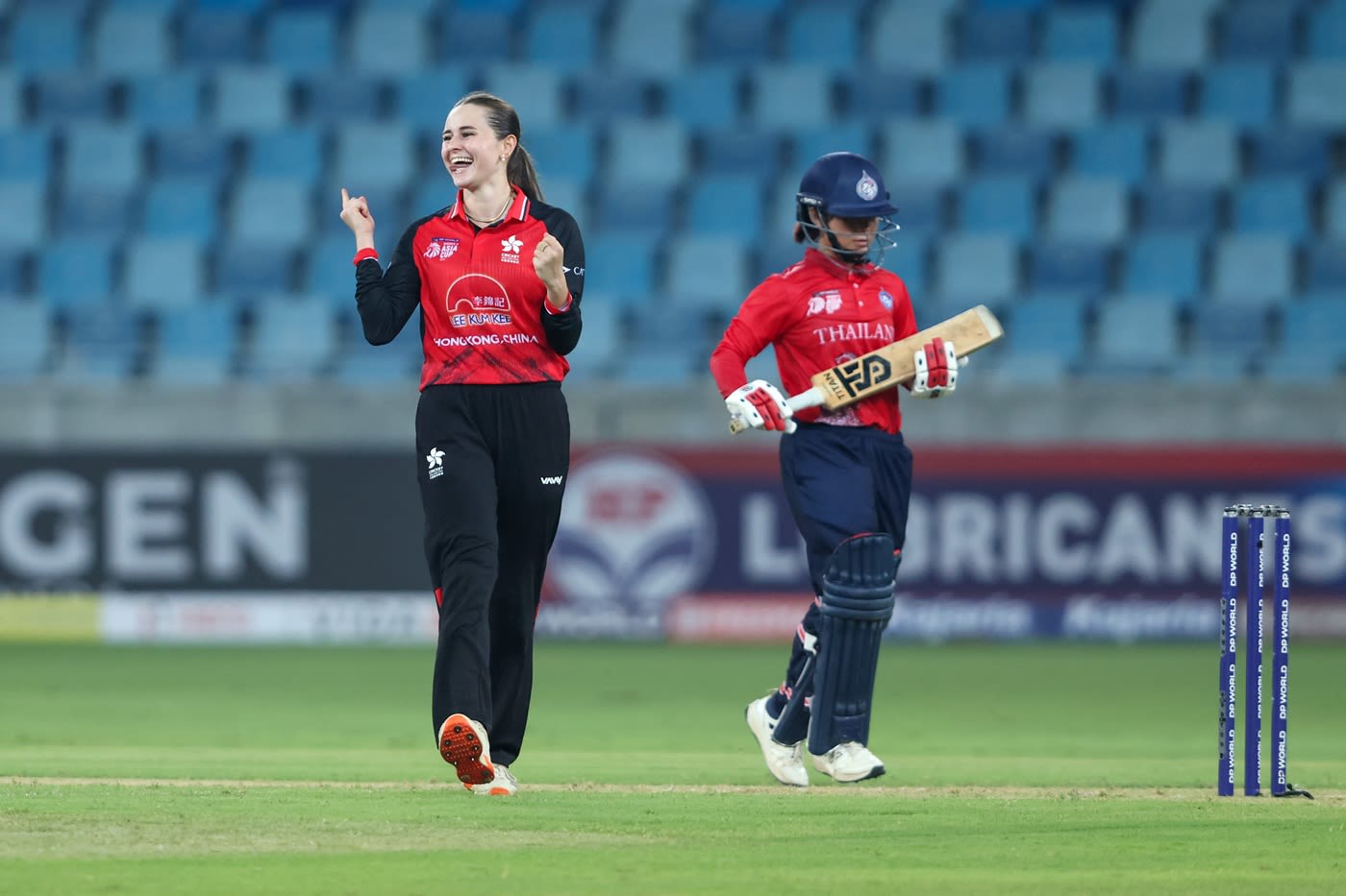 Marina Lamplough took 4 for 11 in four overs