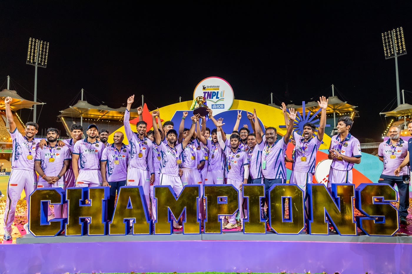 Kovai Kings won their third TNPL title