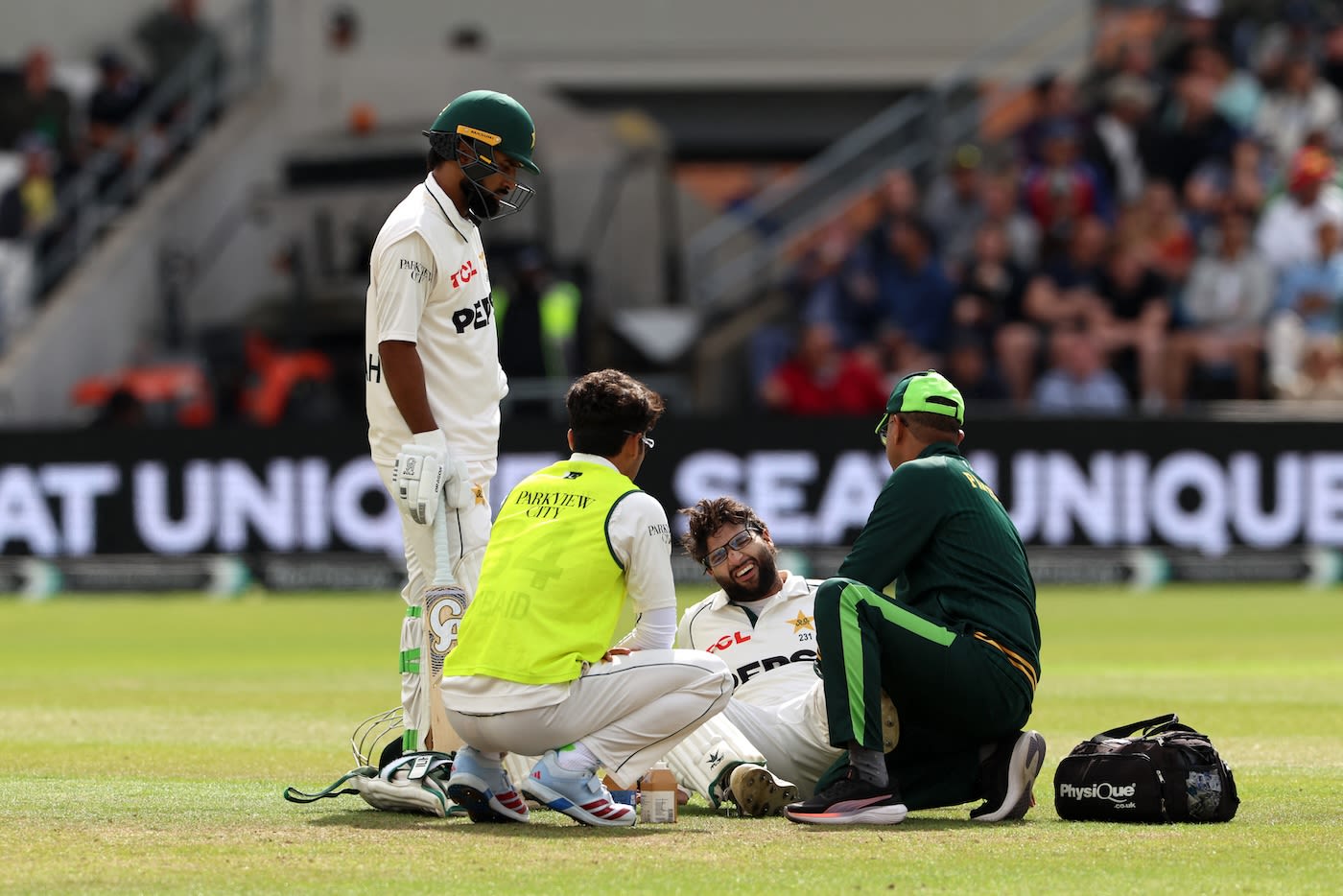 Imam-ul-Haq's left calf needed attention