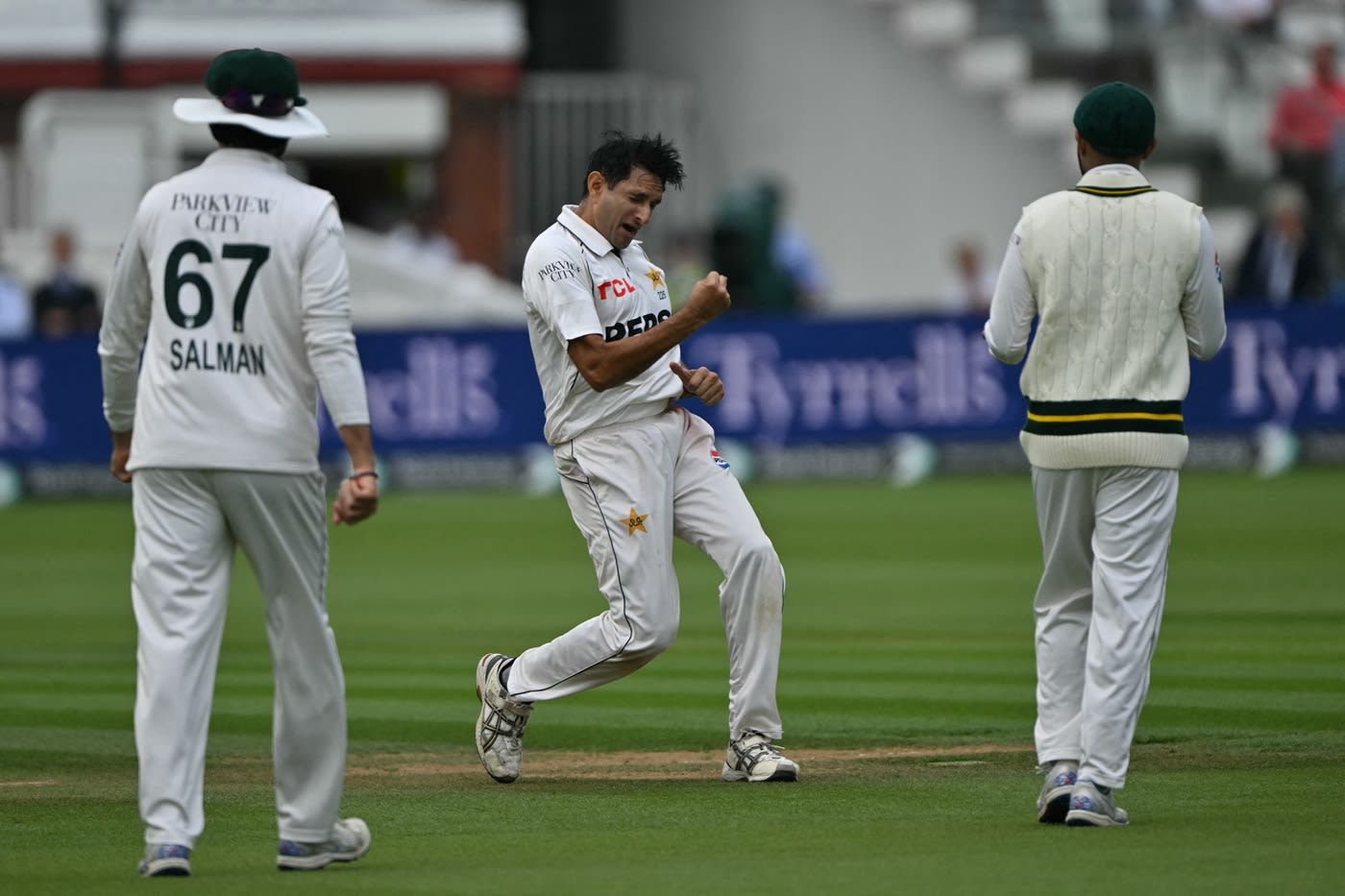 Mohammad Abbas is pumped after bagging a five-for