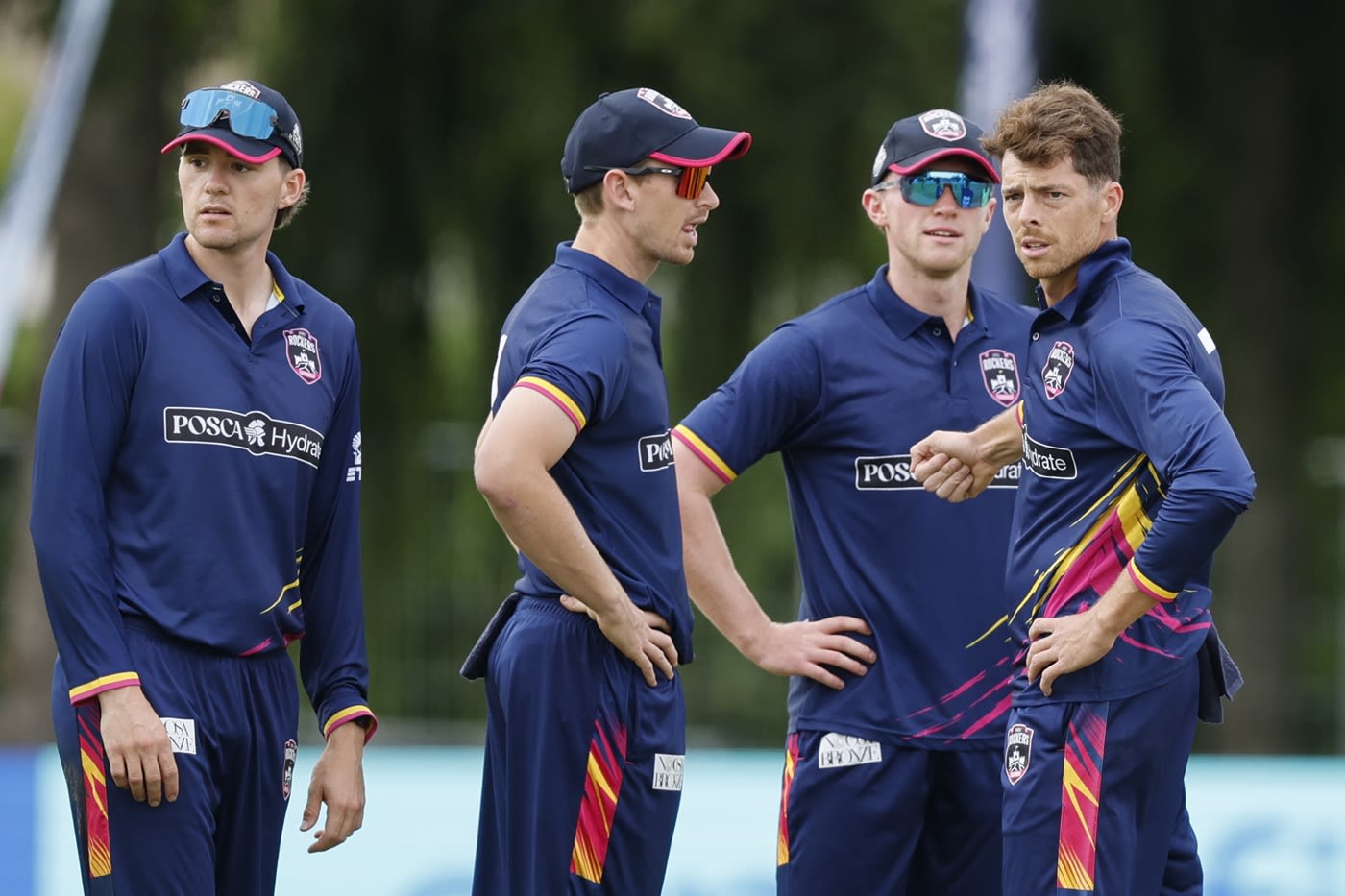 Mitchell Santner grabbed four wickets in his first three overs