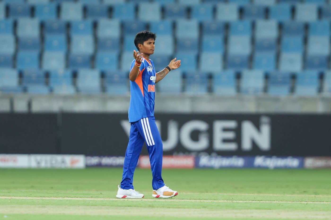Kranti Gaud struck in the first over