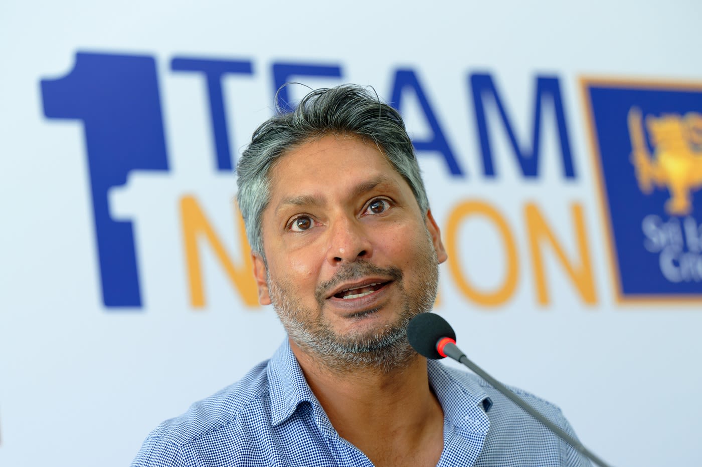 Kumar Sangakkara at a Sri Lanka Cricket Transformation Committee interaction