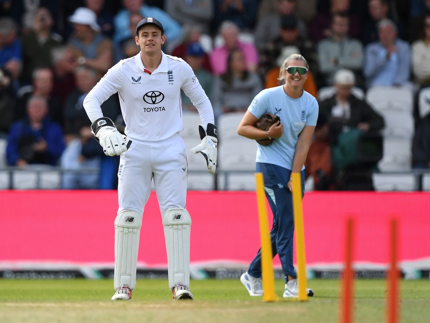 Jamie Smith has worked closely with Sarah Taylor on his technique standing up to the stumps
