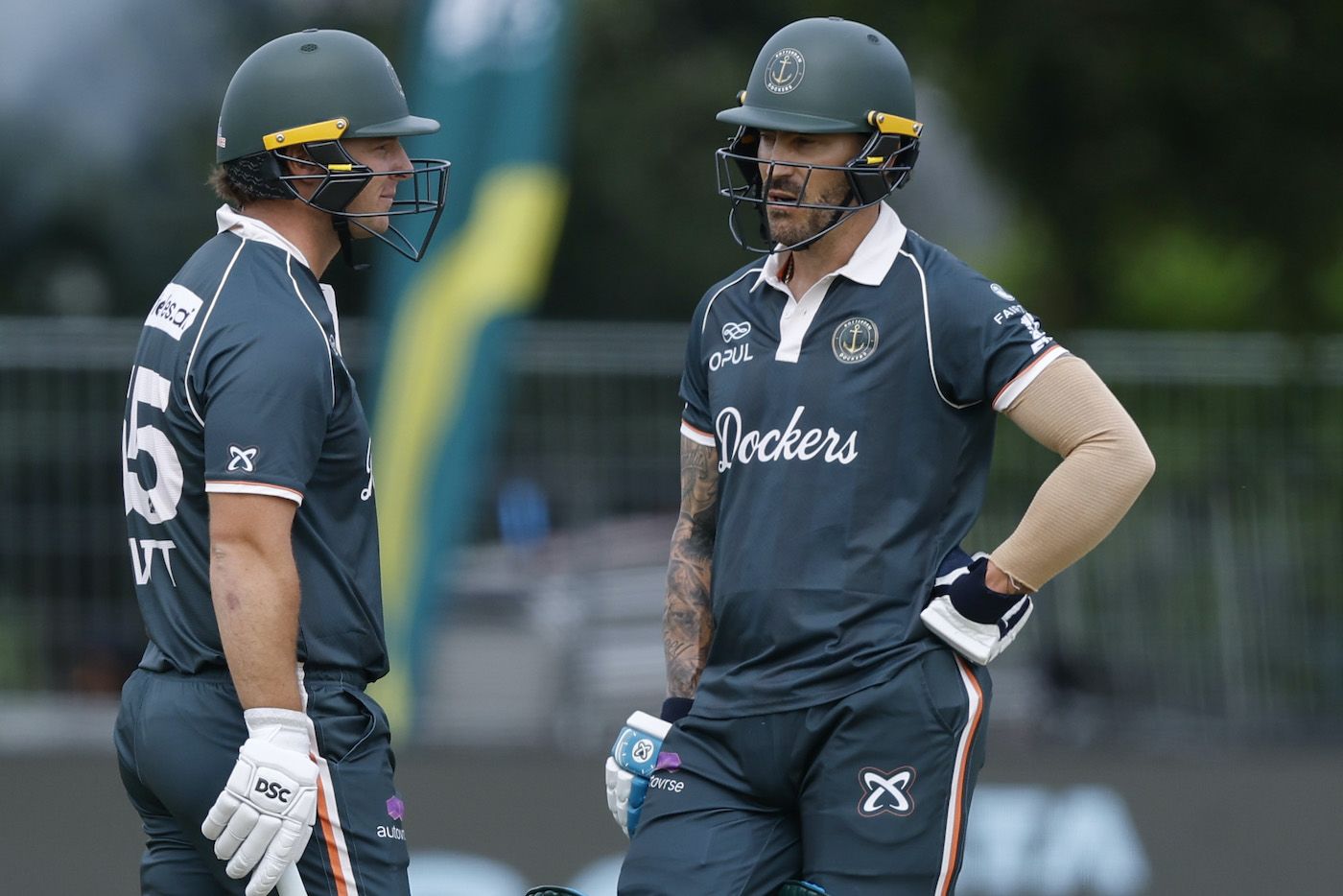 Michael Levitt and Faf du Plessis got Rotterdam Dockers past fifty in no time