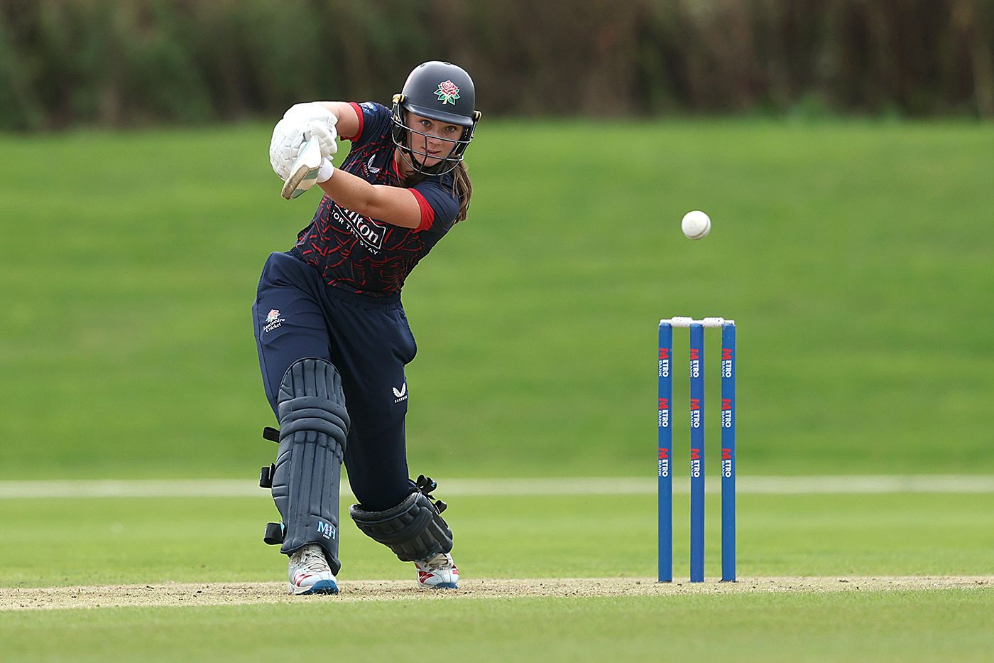 Tilly Kesteven drives through the off side