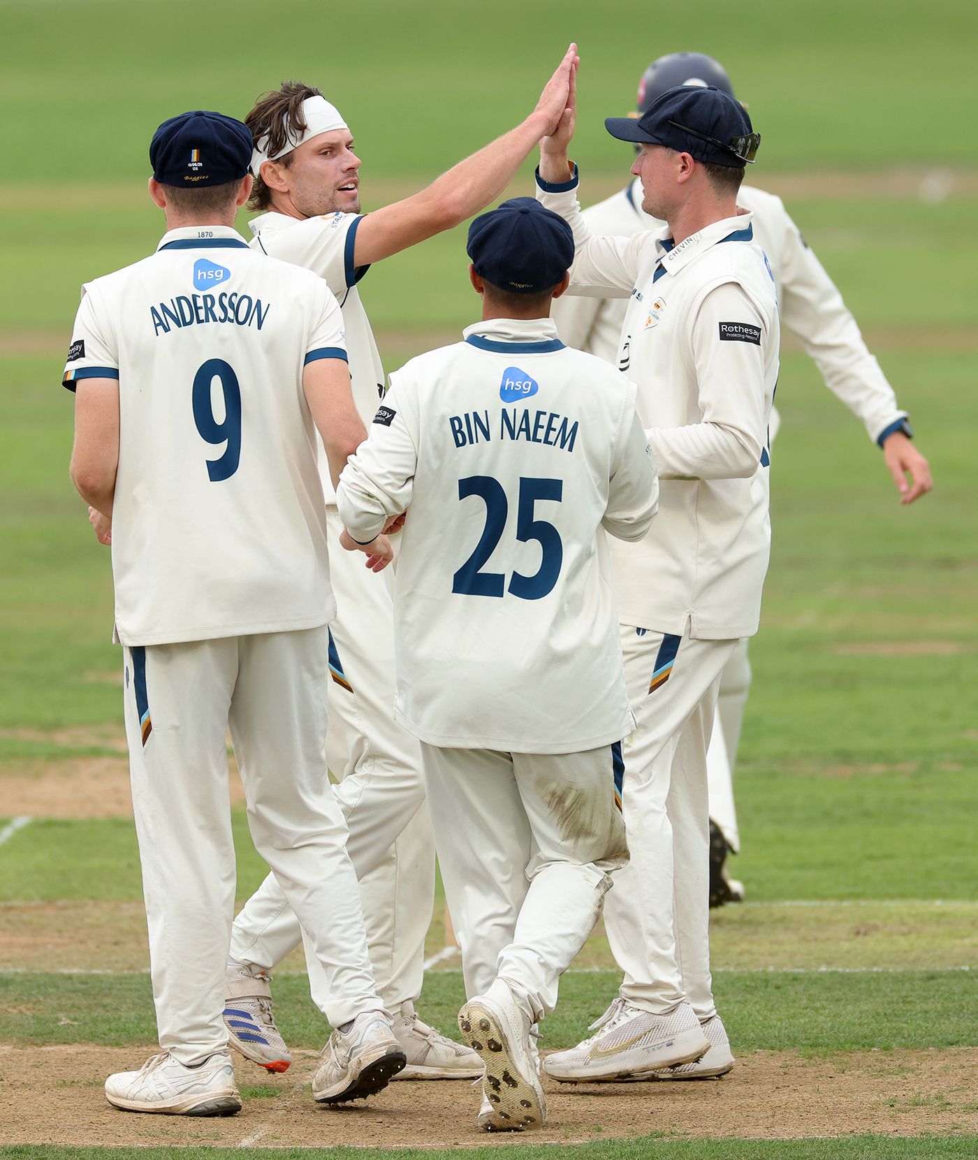 Brett Randell claimed his third wicket of the innings