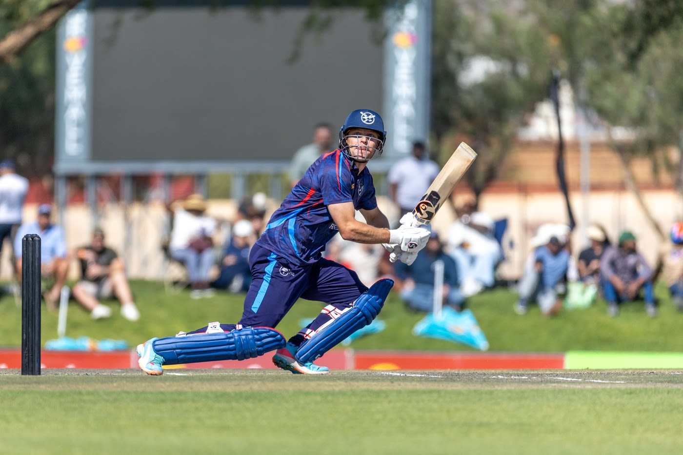 Gerhard Erasmus made 88 of Namibia's 156 for 6