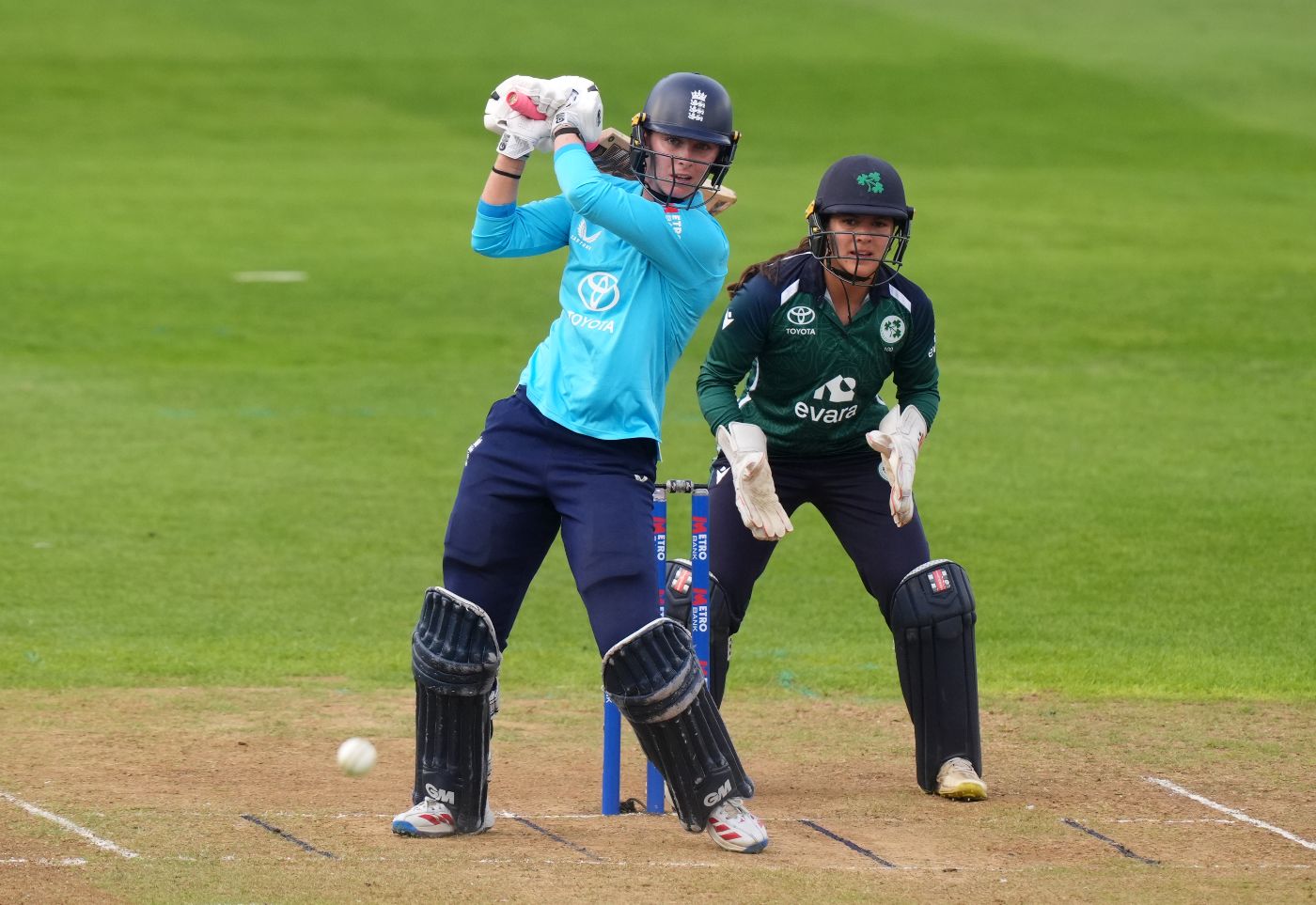 Freya Kemp produced a handy knock at the end of England's chase