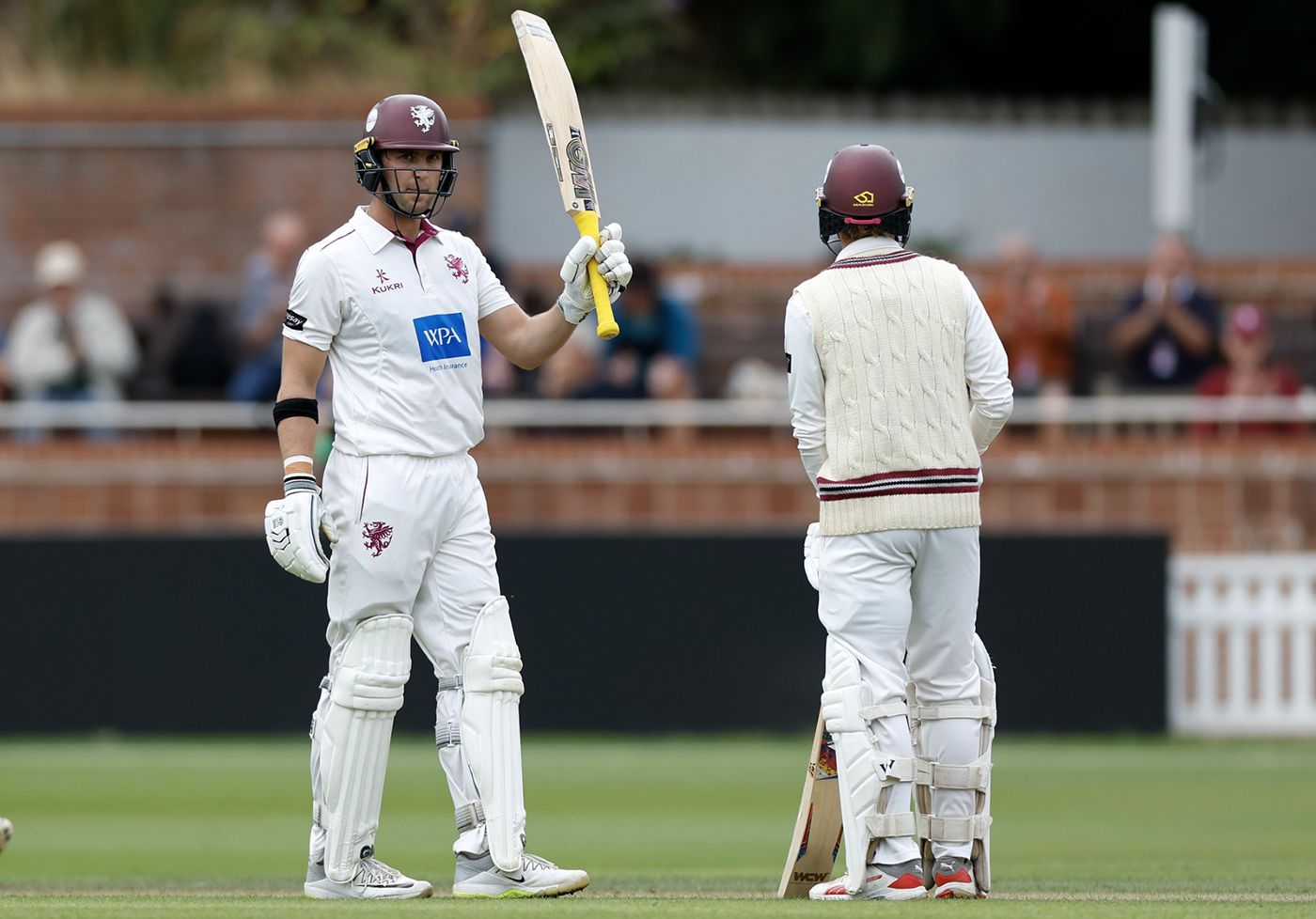 Tom Lammonby acknowledges his half-century