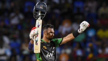 Shanaka slams fastest CPL ton for massive Patriots win