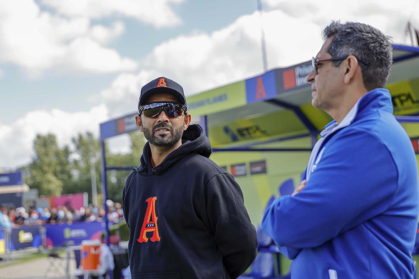 Amsterdam Flames' Ajinkya Rahane was at the ground