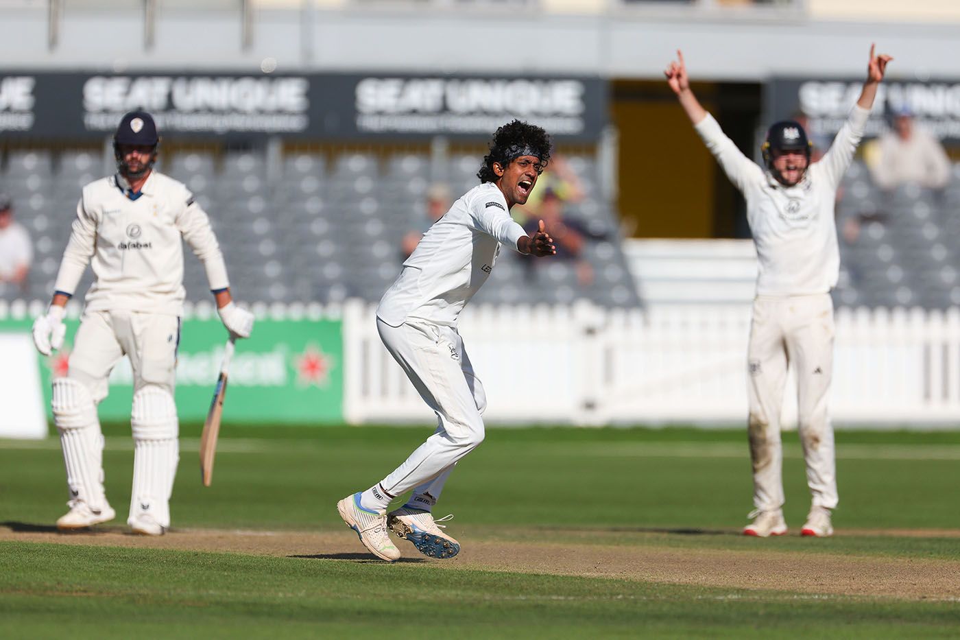 R Sai Kishore ripped through Derbyshire on the final day