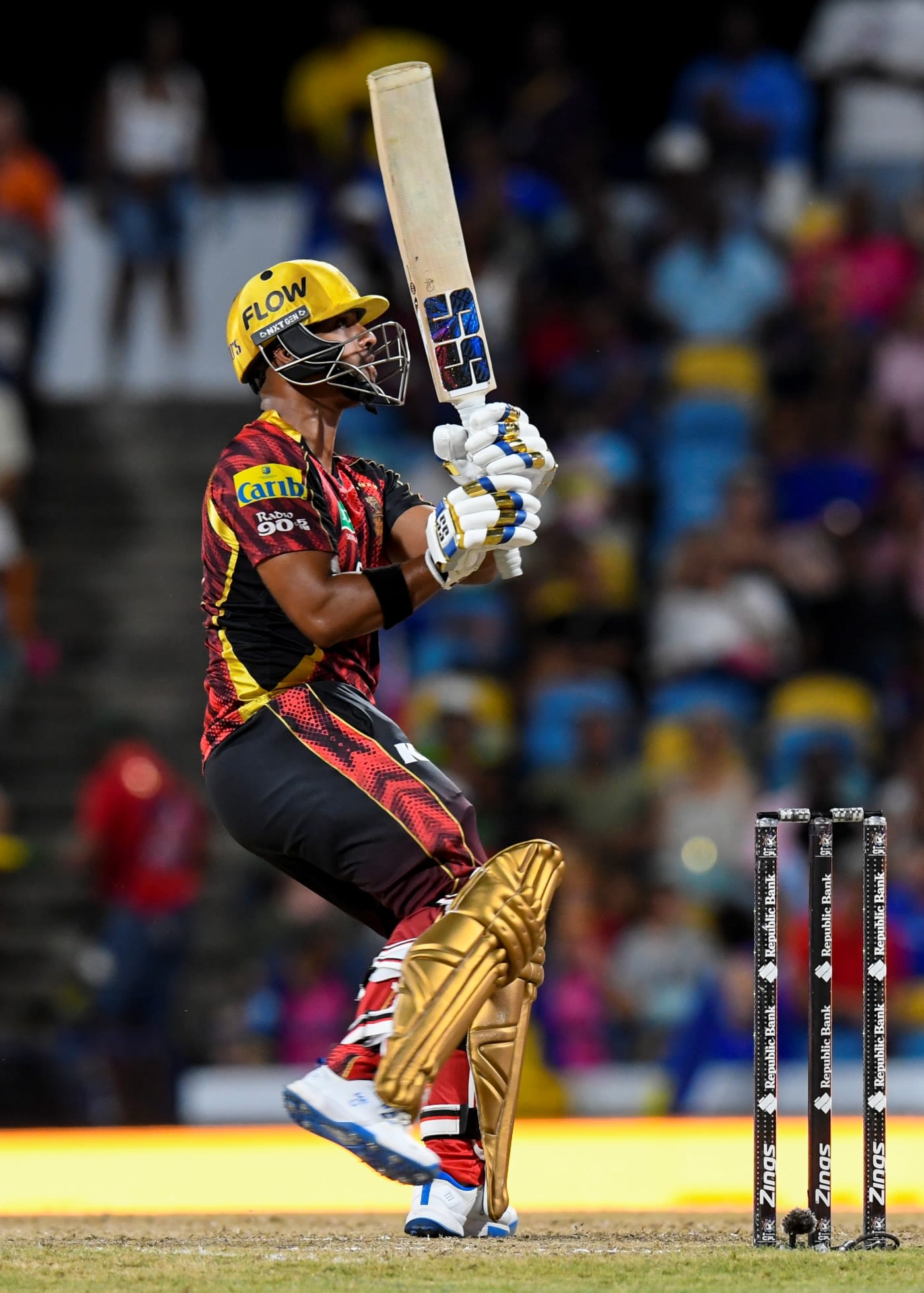 Nicholas Pooran hit seven sixes in his 37-ball 59