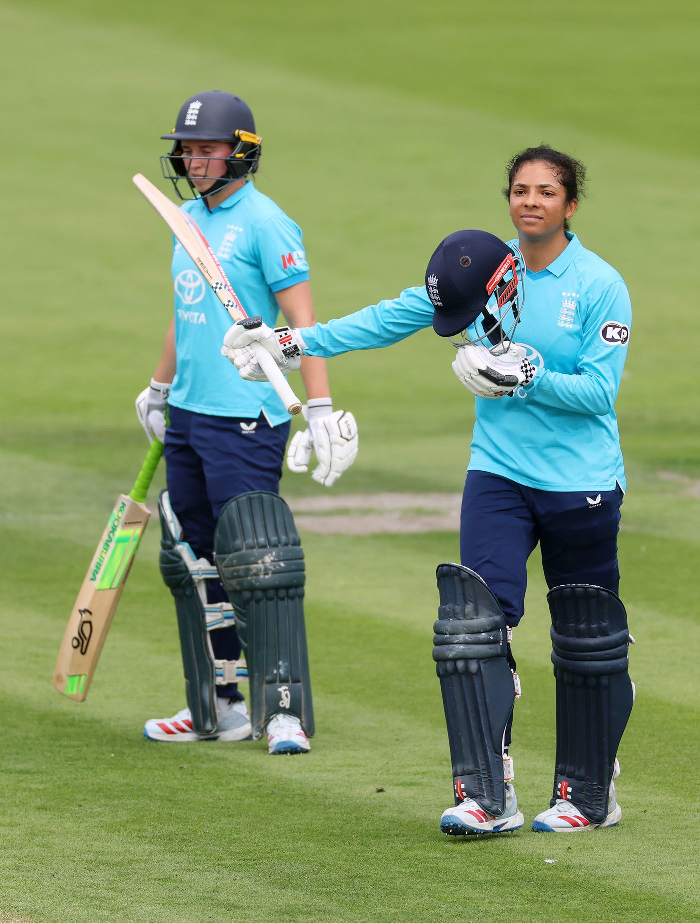 Sophia Dunkley notched her second ODI ton