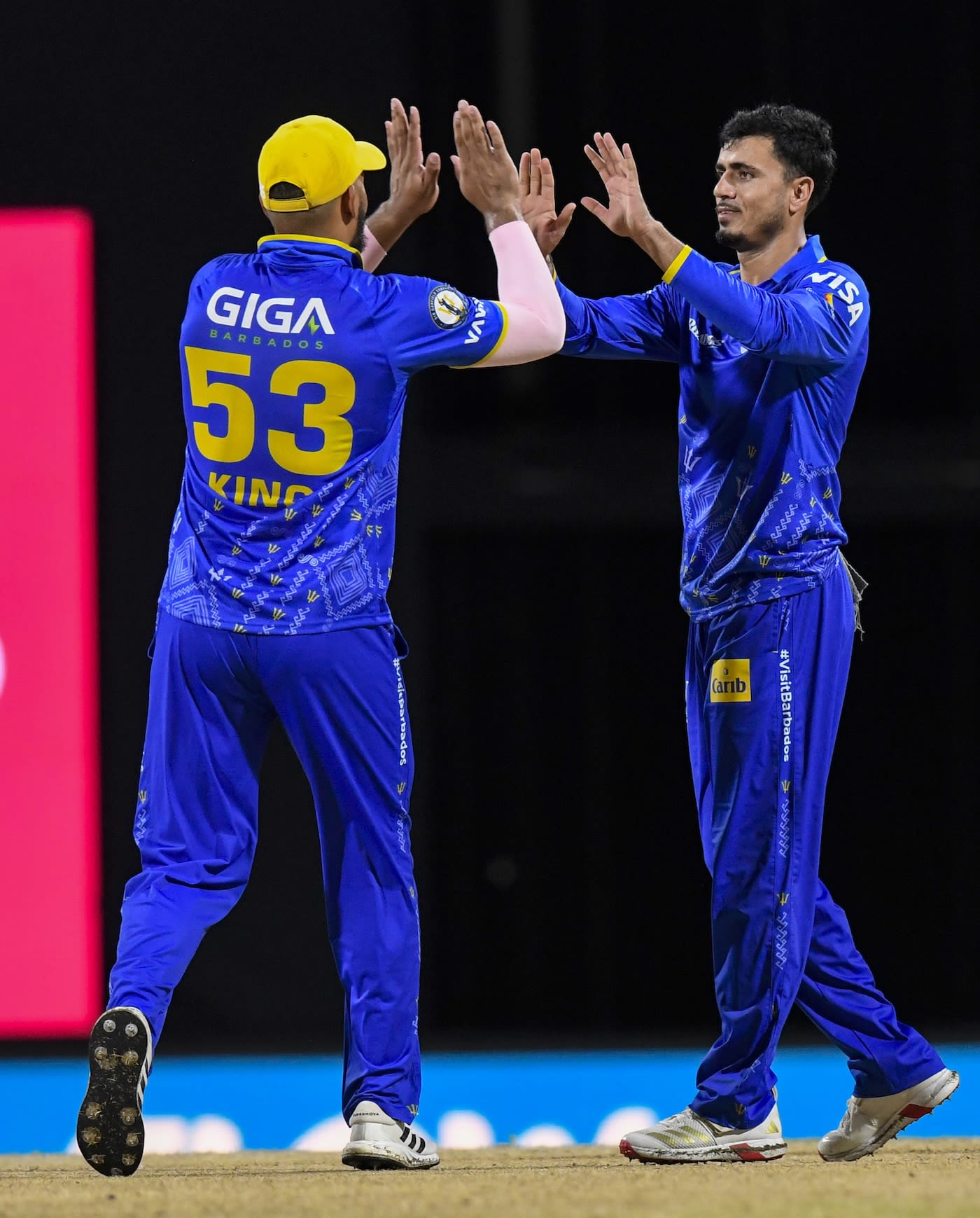 Mujeeb Ur Rahman was the Player of the Match for his three-for