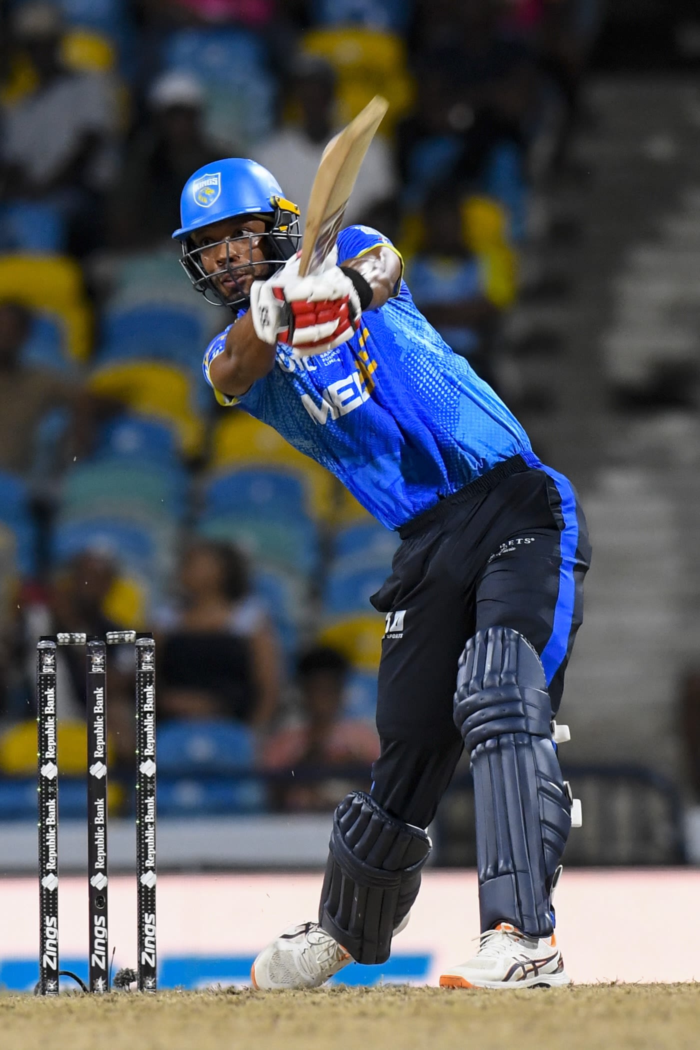 Roston Chase scored useful runs in the middle overs