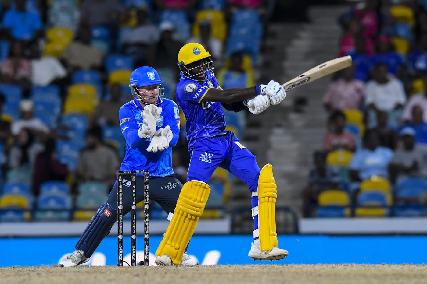 Rivaldo Clarke played a useful hand