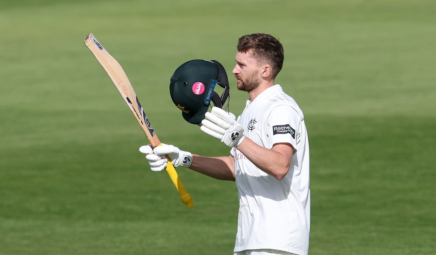 Joe Clarke made his fourth hundred of the season