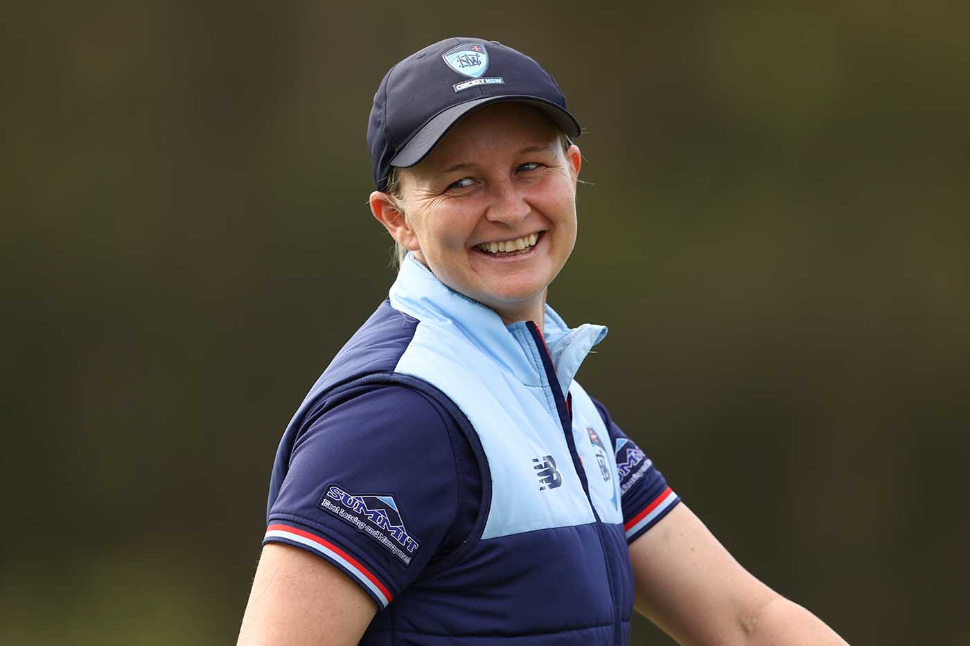 Leah Poulton looks on during a WNCL match