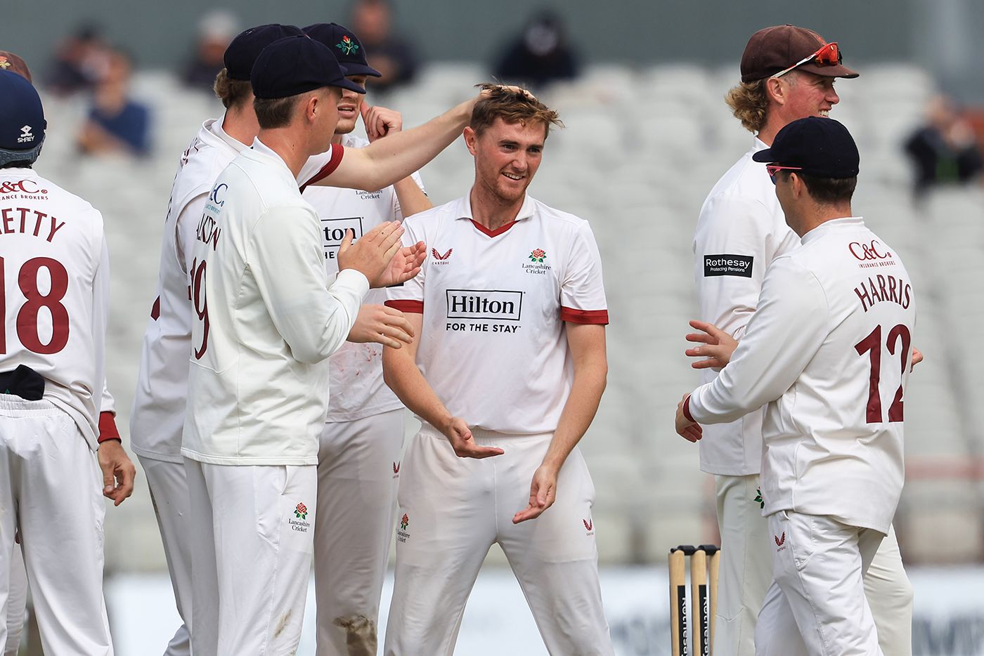 George Balderson troubled the Gloucestershire top order