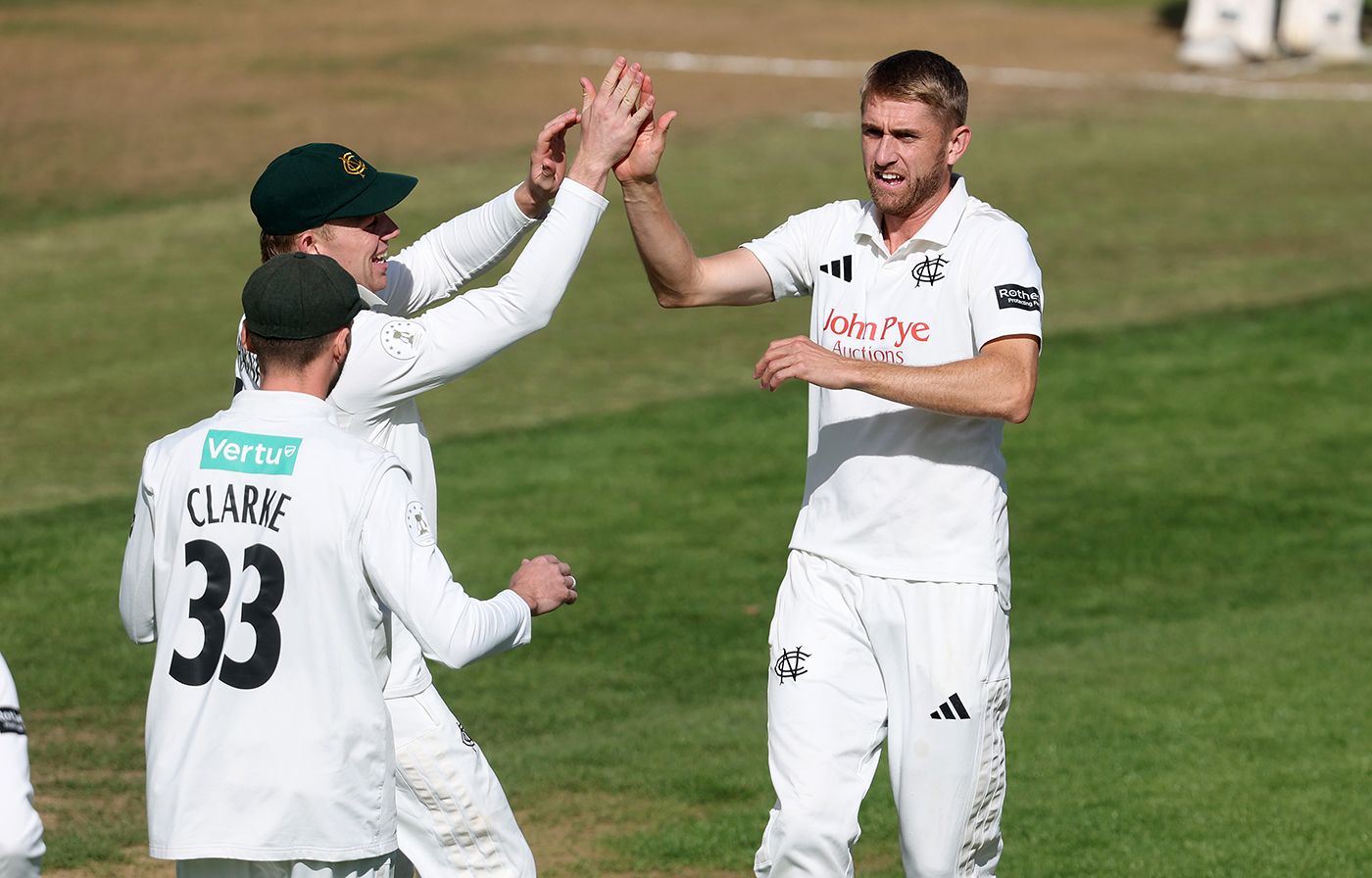 Olly Stone make an immediate breakthrough on day two