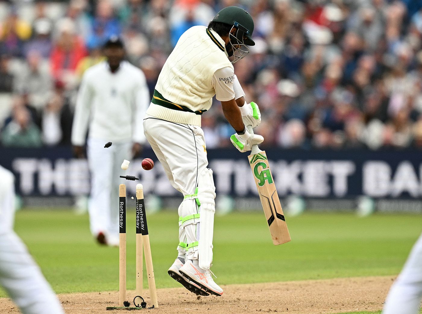 Babar Azam had his defences breached