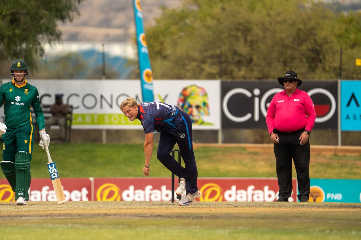 Ruben Trumpelmann was expensive but returned four wickets
