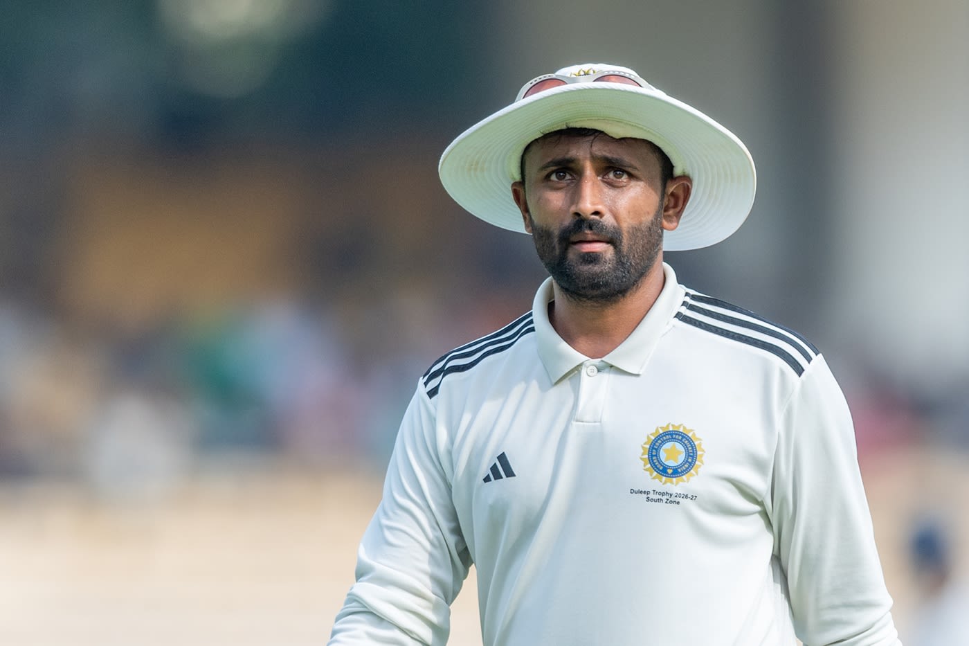 Shreyas Gopal looks on